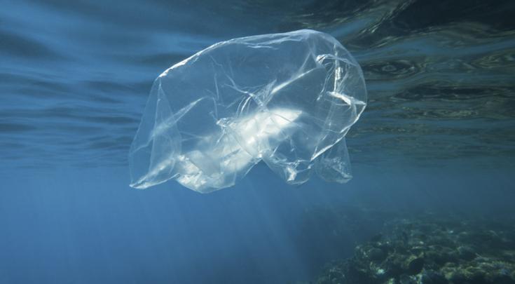 Plastic in the ocean