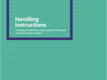 Handling instructions Coating of aluminum with polyamide-based thermal break profiles