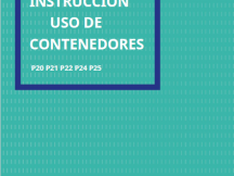 Instrucción de uso de contenedores