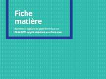 Barrettes à rupture de pont thermique PA 66 GF25 recyclé