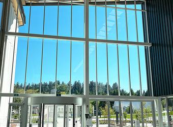 Aquatic center interior